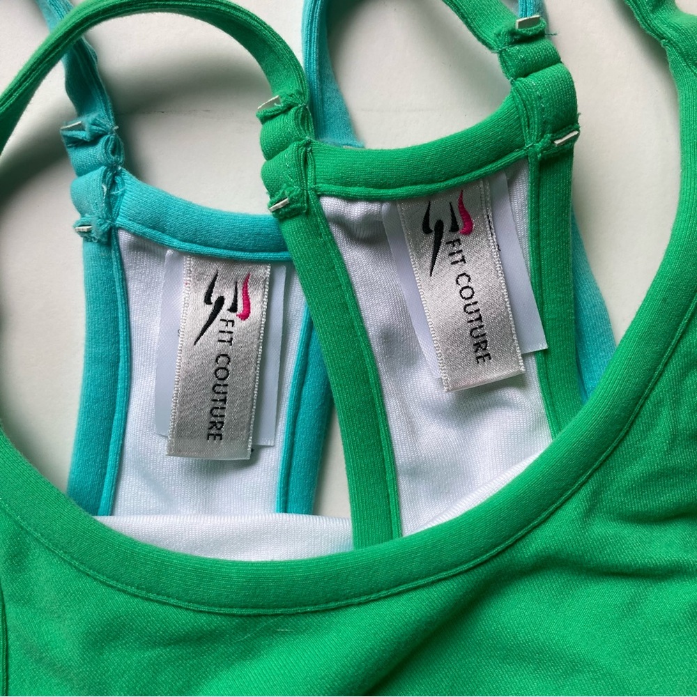 Fit Couture Pr of Yoga Fitness Racerback Tank Tops